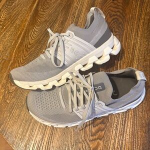 On Running Light Gray Sneakers
